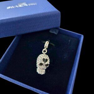 Swarovski Crystal Skull Charm – Clear Crystal – New in Box – #1024238